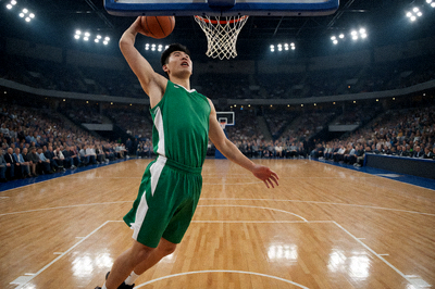 绿茵直播NBA篮球直播板块，展示篮球场扣篮精彩瞬间
